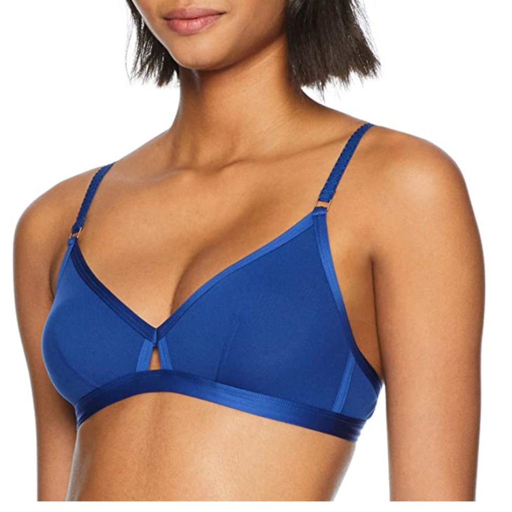 Cosabella Verona Bralette Bra Marine Blue Size L